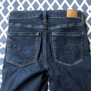 Dark wash AE jeggings